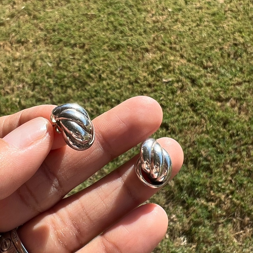 Vintage Sterling Silver Earrings